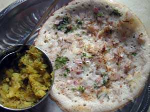 マサラ・ドサとウタパムの作り方。南インドカレー料理レシピ